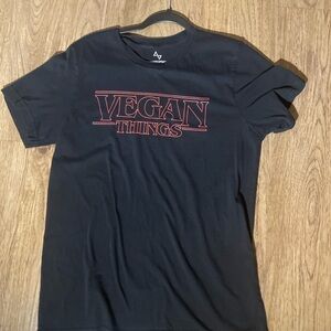 Vegan Things Black T-Shirt